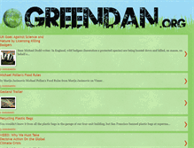 Tablet Screenshot of greendan.org